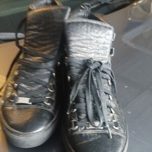 Balenciaga Black High-Top Sneakers